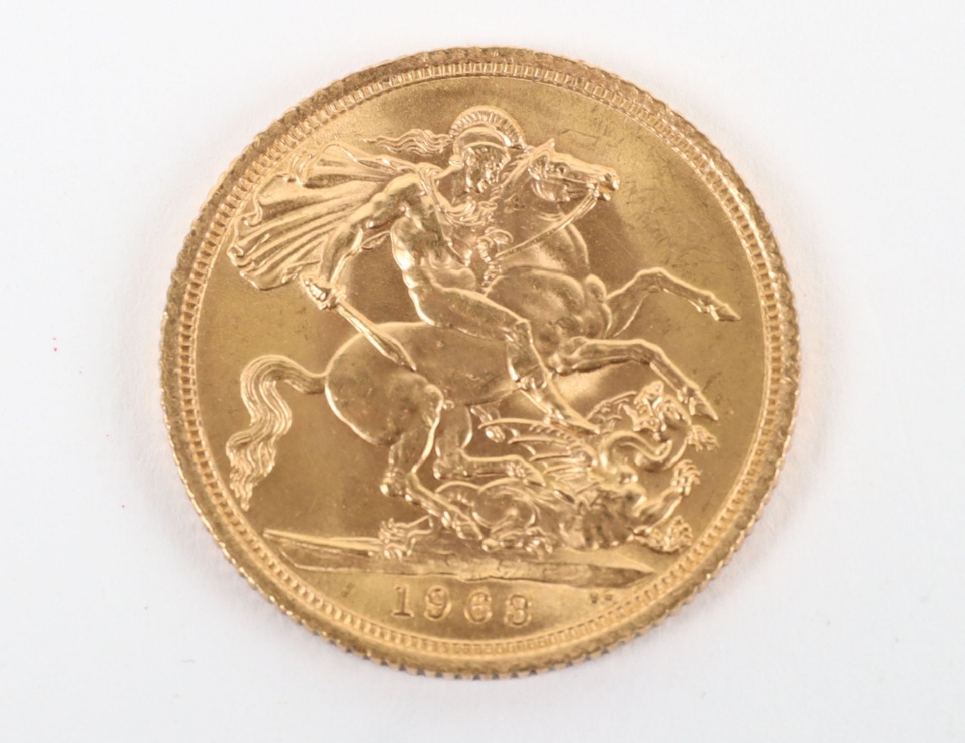 Elizabeth II (1952-), Sovereign 1963 - Image 2 of 2