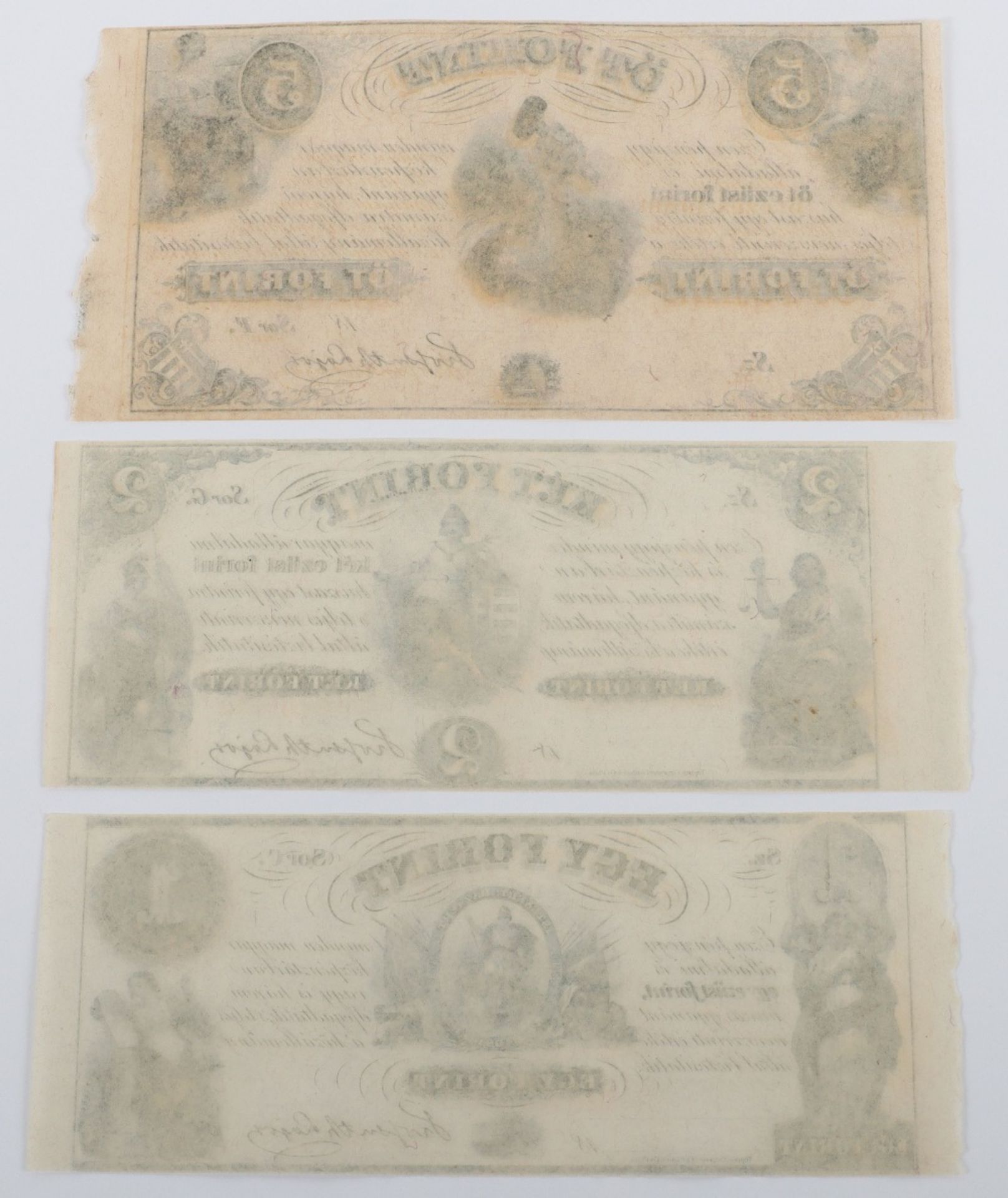 Hungary, group of Forint banknotes, One, Two and Five, - Image 2 of 2