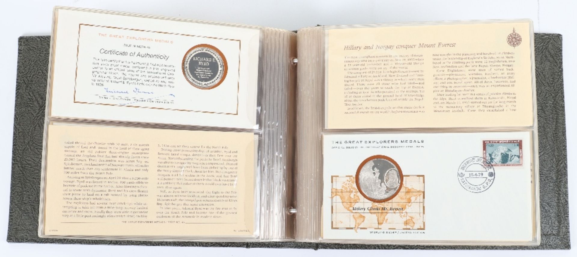 A set of fifty silver medallions, The Great Explorers Medals, John Pinches - Image 6 of 10