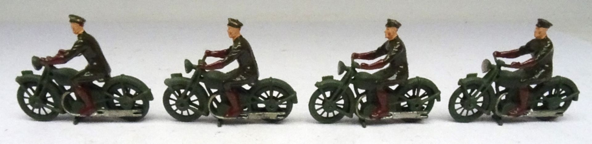 Britains set 1791, Dispatch Riders on Motorcycles - Image 2 of 6
