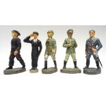 David Hawkins Collection Elastolin 70mm scale Panzer Crew