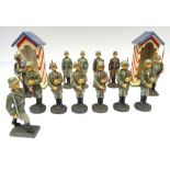 David Hawkins Collection Elastolin 70mm scale German Army at Present