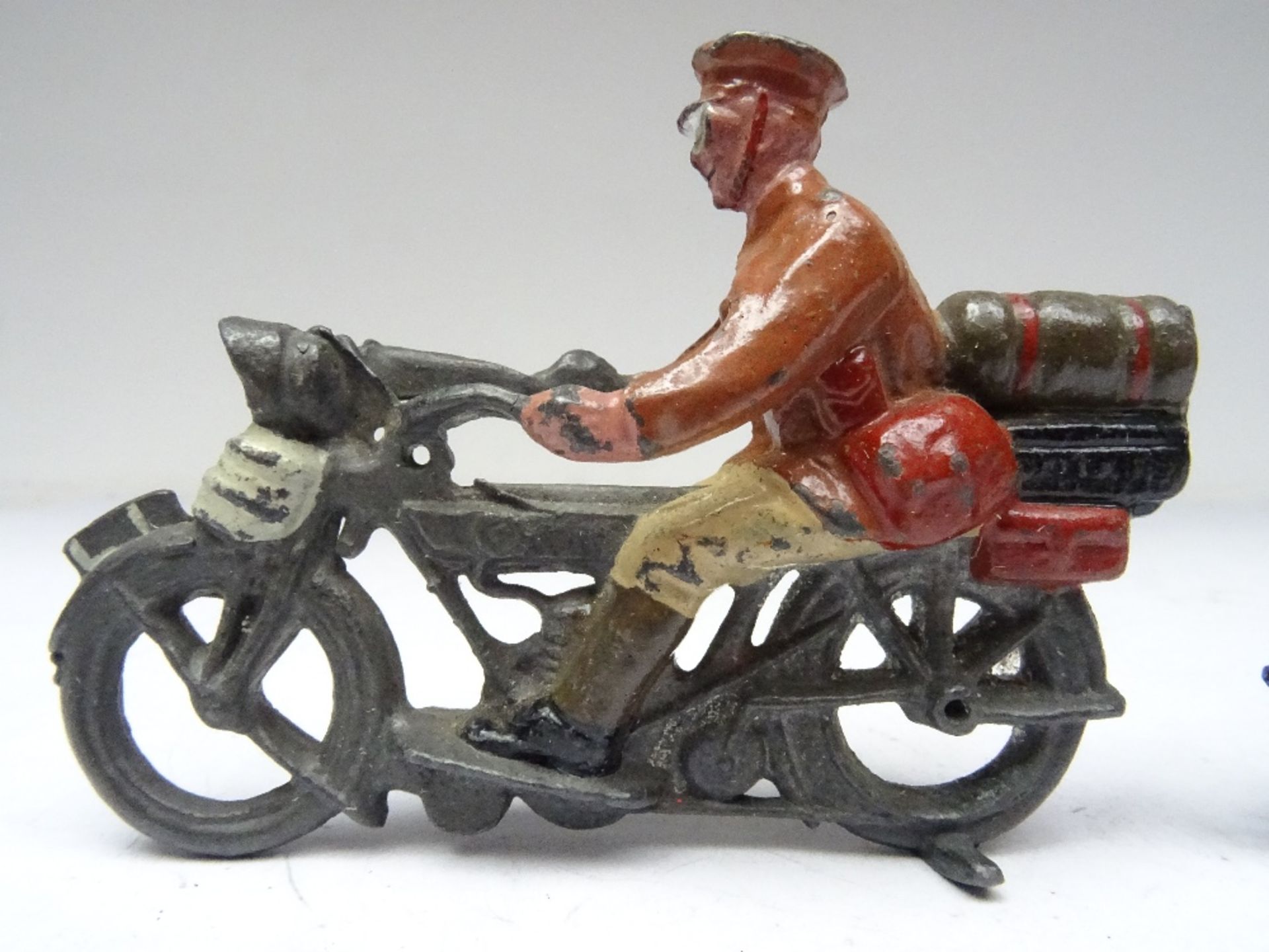 Britains set 200, Dispatch Riders on Motorcycles - Image 2 of 5