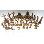 David Hawkins Collection Elastolin 70mm scale North American Indian Camp