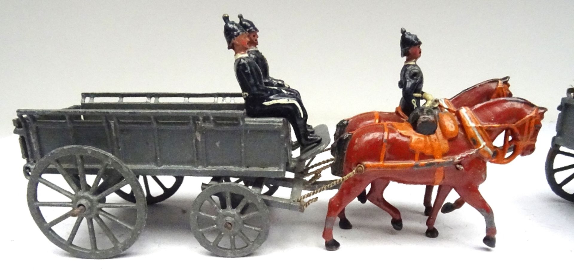 Britains set 145, Royal Army Medical Service four-horse Ambulance Wagon - Image 4 of 6