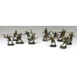 David Hawkins Collection Elastolin 70mm scale WWI German Army Trench Raiding Party