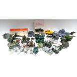 Various Kit, Model and Diecast Guns and Vehicles