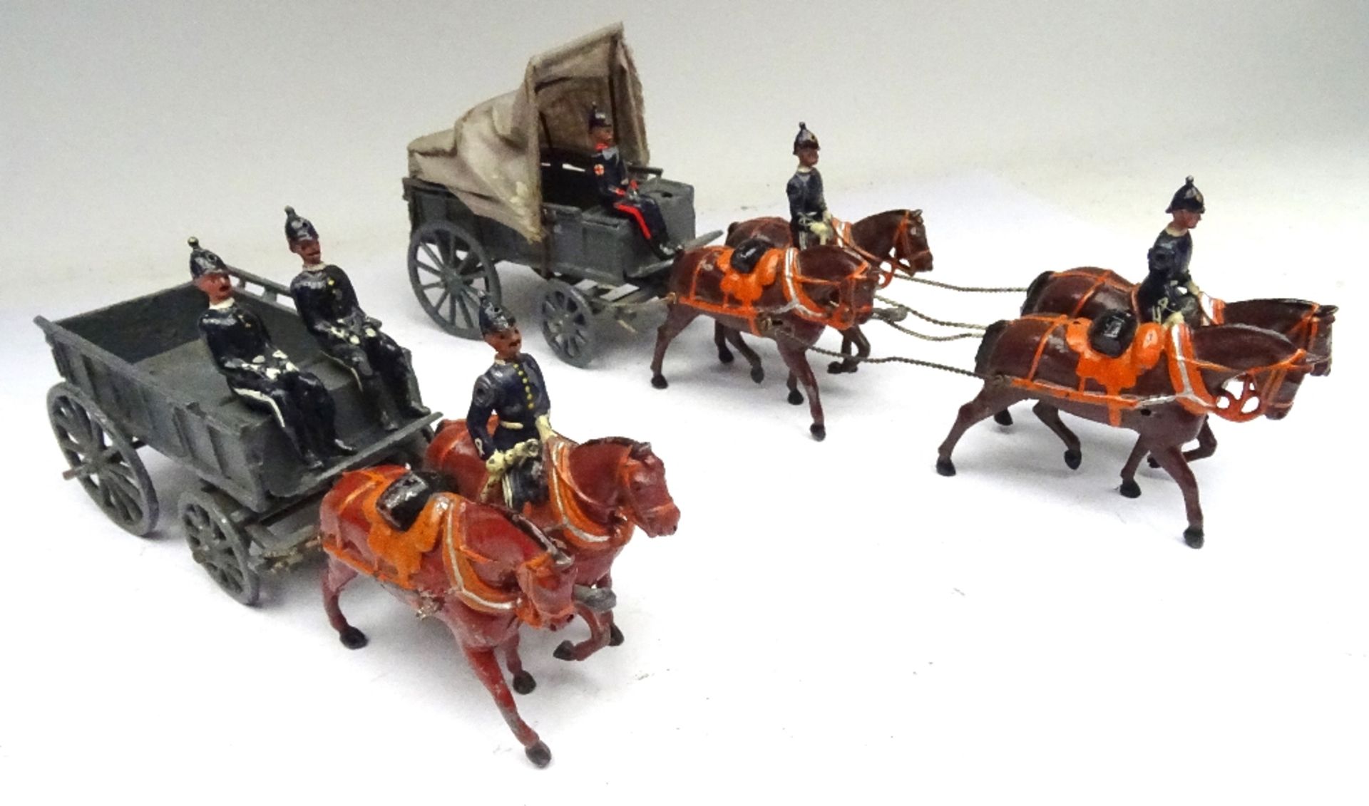 Britains set 145, Royal Army Medical Service four-horse Ambulance Wagon - Image 3 of 6