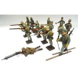 David Hawkins Collection Lineol 70mm scale WWI German Army Ski-trooper