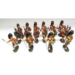 David Hawkins Collection Elastolin 70mm scale Highlander Musicians