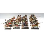 David Hawkins Collection Elastolin 54mm scale mounted Knights