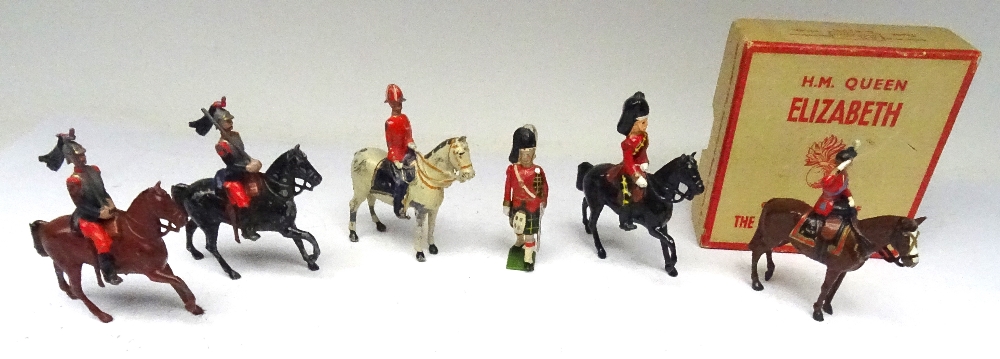 Britains from set 138, French Cuirassiers