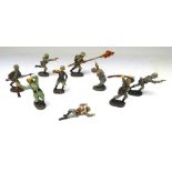 David Hawkins Collection Elastolin 70mm scale WWI German Army Infantry in Action