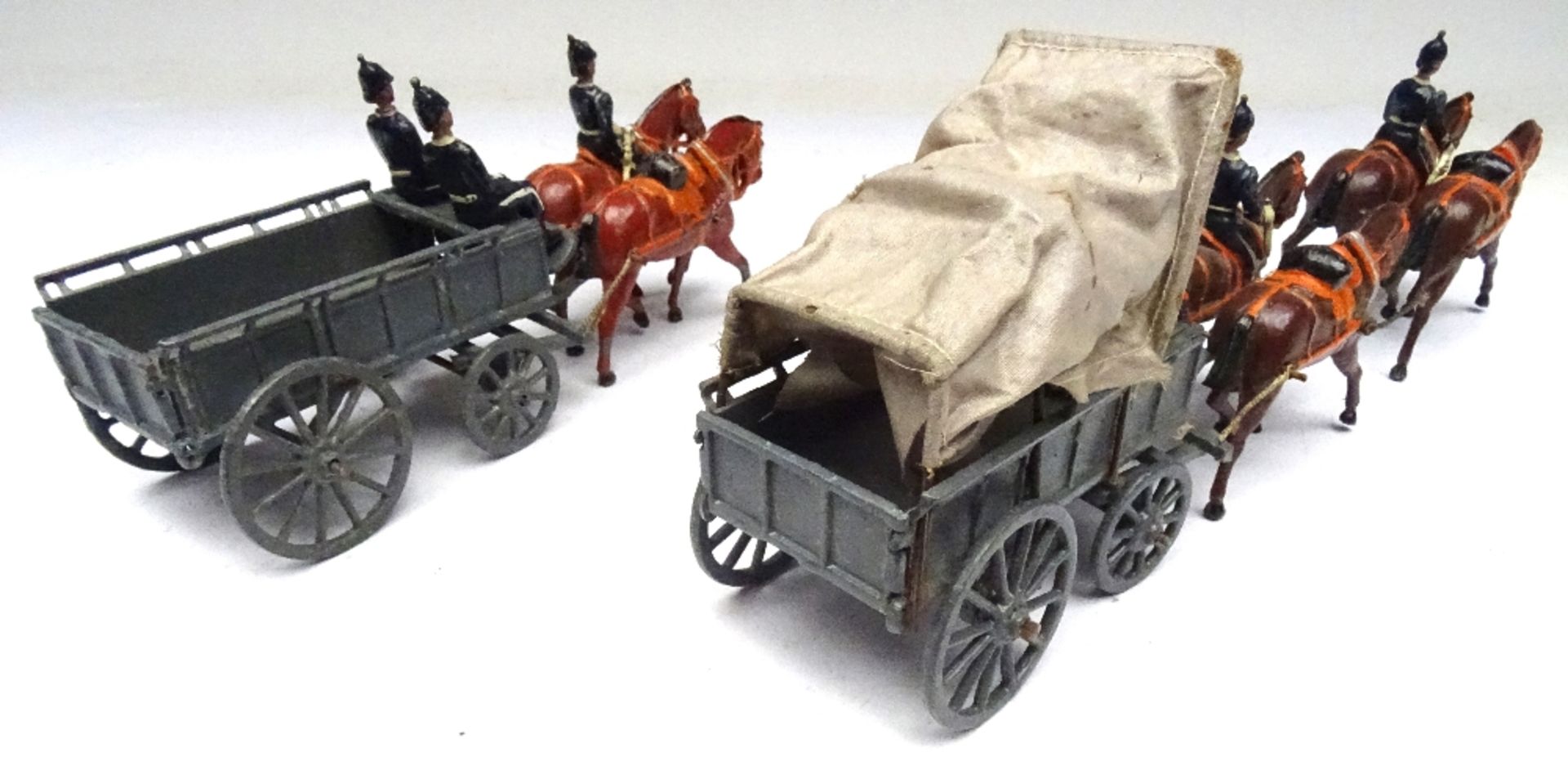 Britains set 145, Royal Army Medical Service four-horse Ambulance Wagon - Image 6 of 6