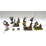 David Hawkins Collection Elastolin 70mm scale WWI German Army Signallers