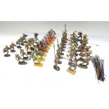 David Hawkins Collection Elastolin 54mm scale Men at Arms on foot