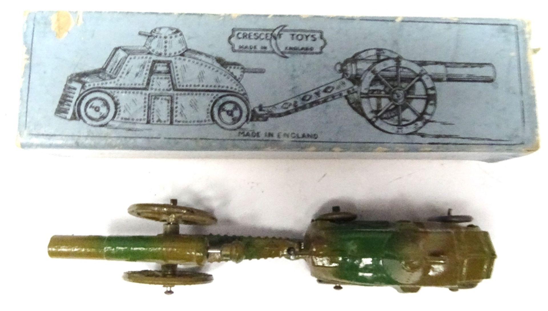 Crescent RARE miniature Armoured Car and Gun set - Image 5 of 5