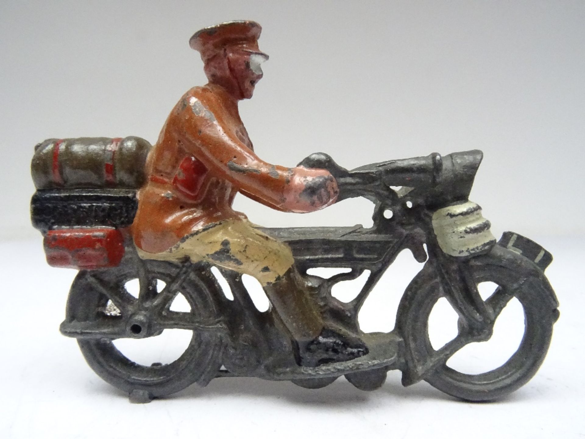 Britains set 200, Dispatch Riders on Motorcycles - Image 3 of 5