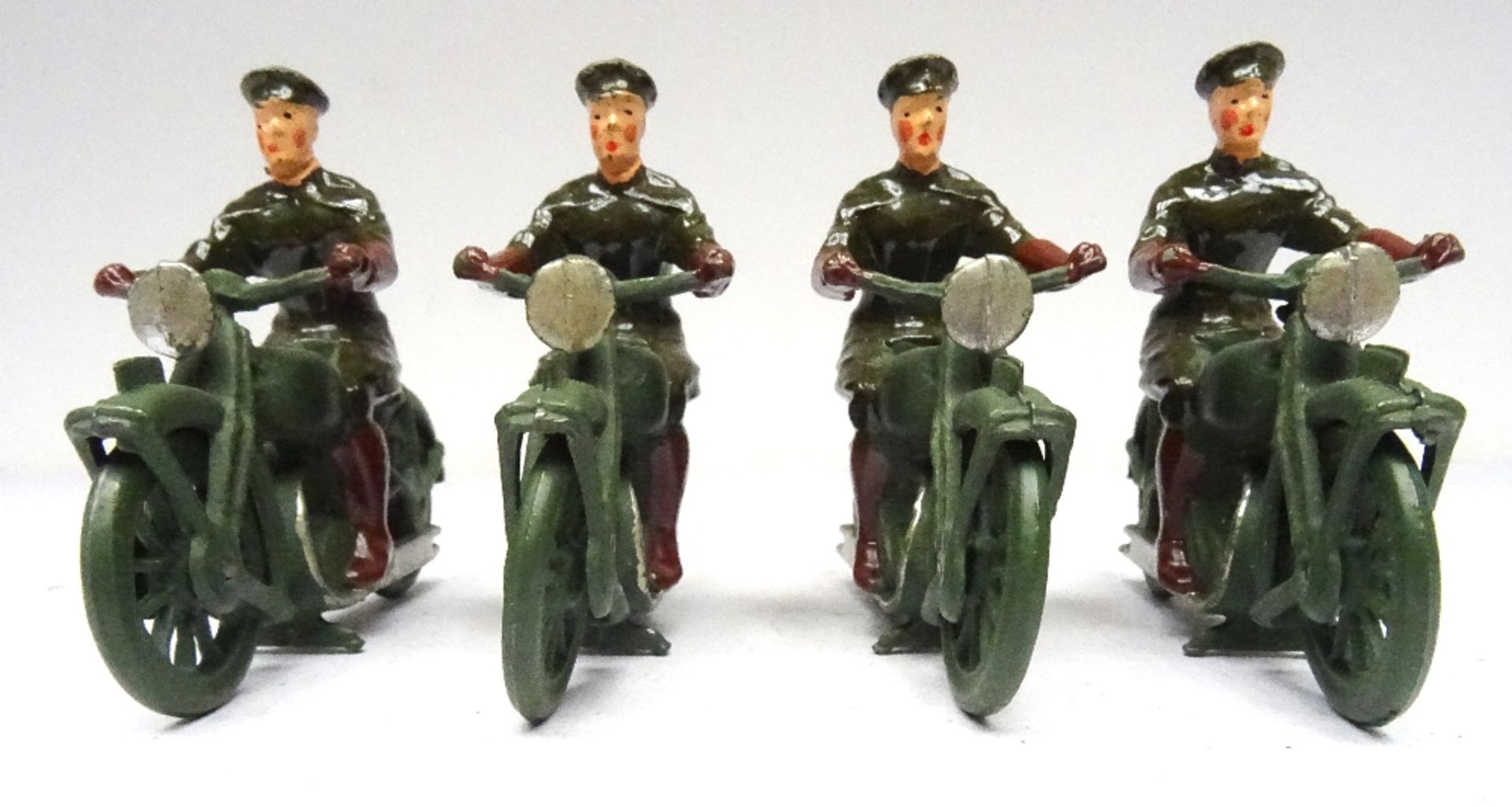 Britains set 1791, Dispatch Riders on Motorcycles - Image 6 of 6