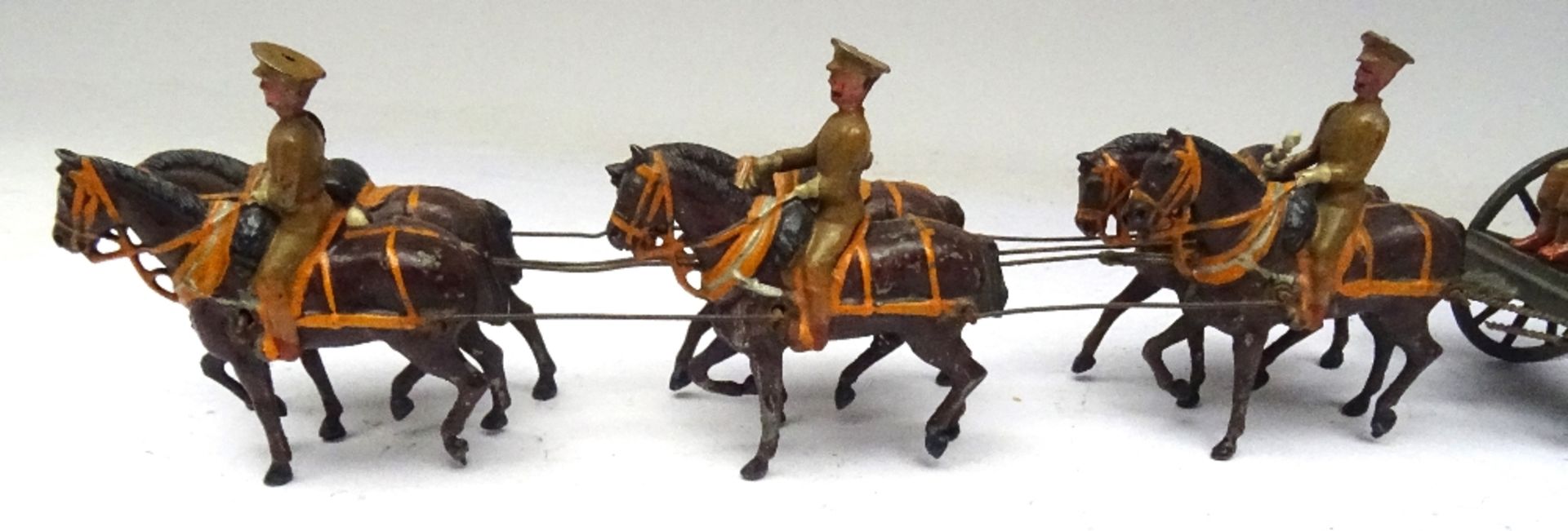 Britains set 144A, Royal Field Artillery in service dress - Image 3 of 5