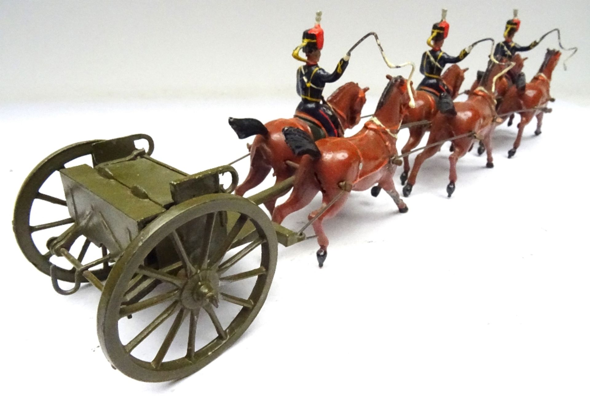 Britains from set 39, Royal Horse Artillery - Image 4 of 5