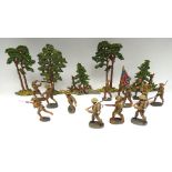 David Hawkins Collection Elastolin 70mm scale British in WWI in action