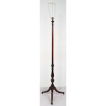 19th century mahogany torchere