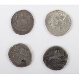 Four Roman Republic denarius