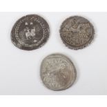 Three Roman Republic denarius