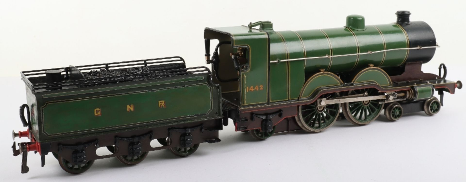 Bing for Bassett-Lowke gauge 1 live steam 4-4-2 GNR Atlantic class locomotive and tender - Bild 2 aus 3