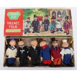Scarce Codeg Boxed Camberwick Green Village Folk, A Set of Six Dolls