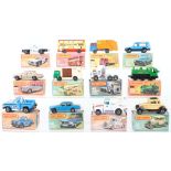 Twelve Boxed Matchbox Lesney Superfast Models