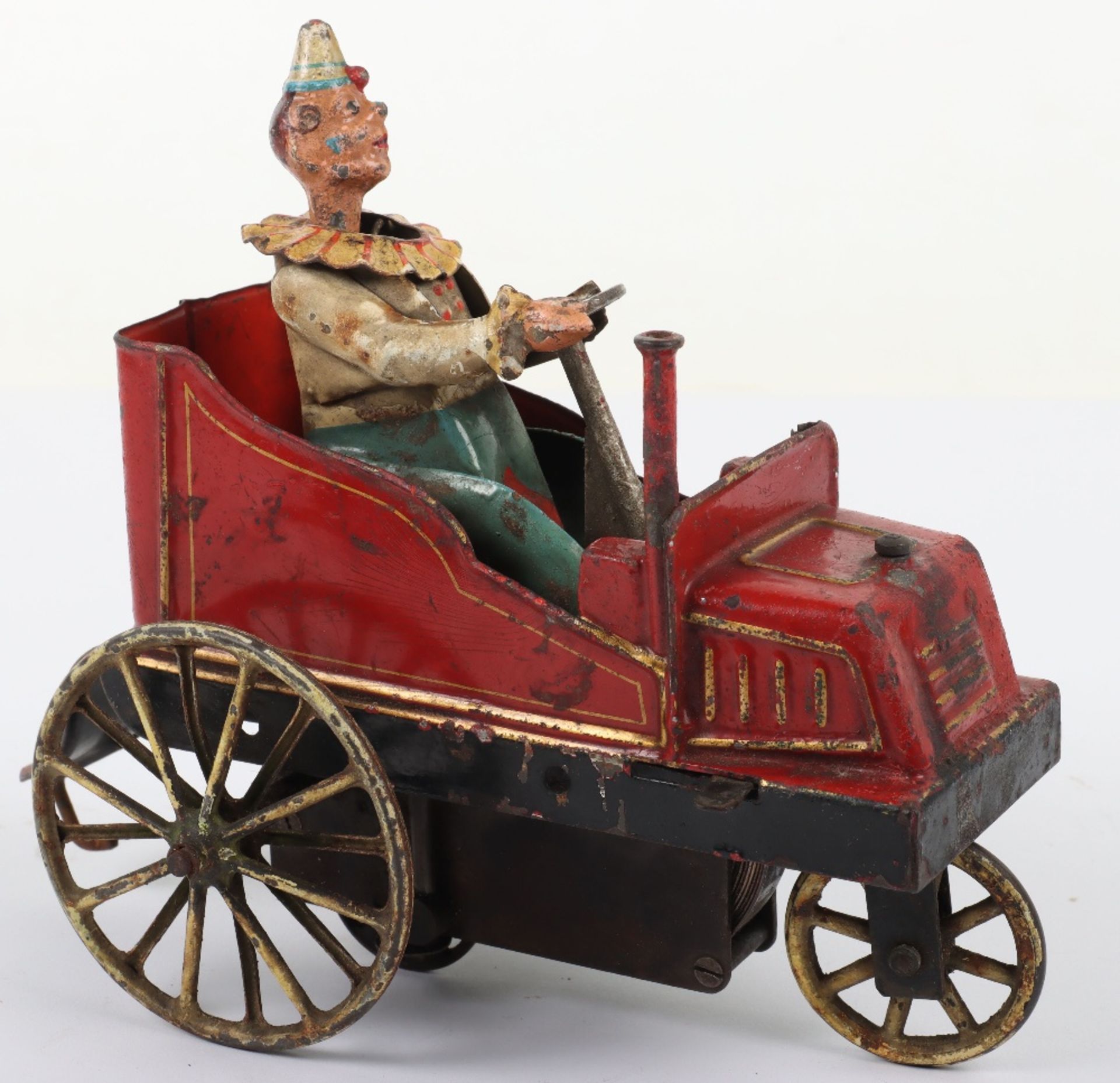 Extremely rare Marklin ‘Fidelitas’ tinplate clockwork Clown Car Train, German circa 1909 - Bild 9 aus 40