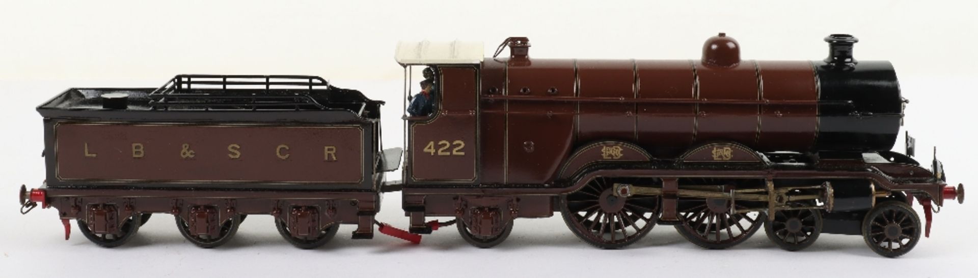 A good kit/scratch built 0 gauge 4-4-2 LB&SCR Atlantic class locomotive and tender - Bild 9 aus 11