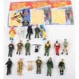 A Quantity of Action Man Palitoy Action Force Mini Figures and Vehicles