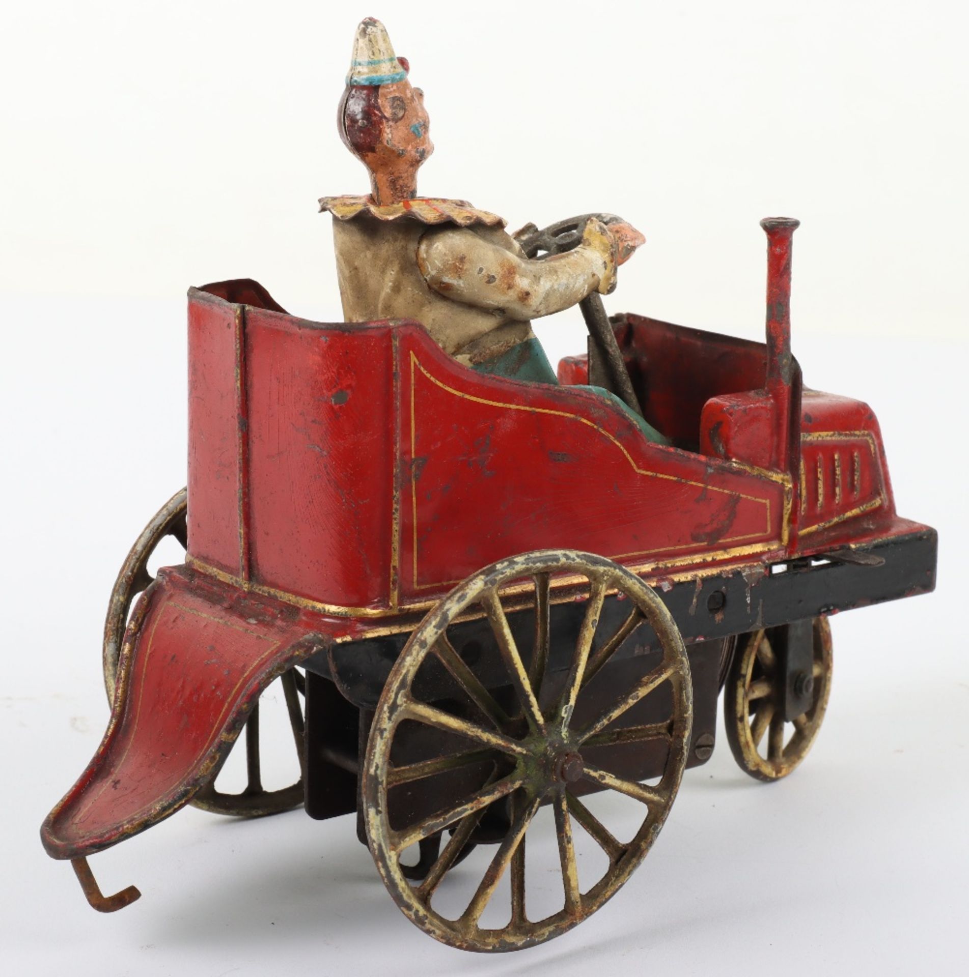 Extremely rare Marklin ‘Fidelitas’ tinplate clockwork Clown Car Train, German circa 1909 - Bild 15 aus 40