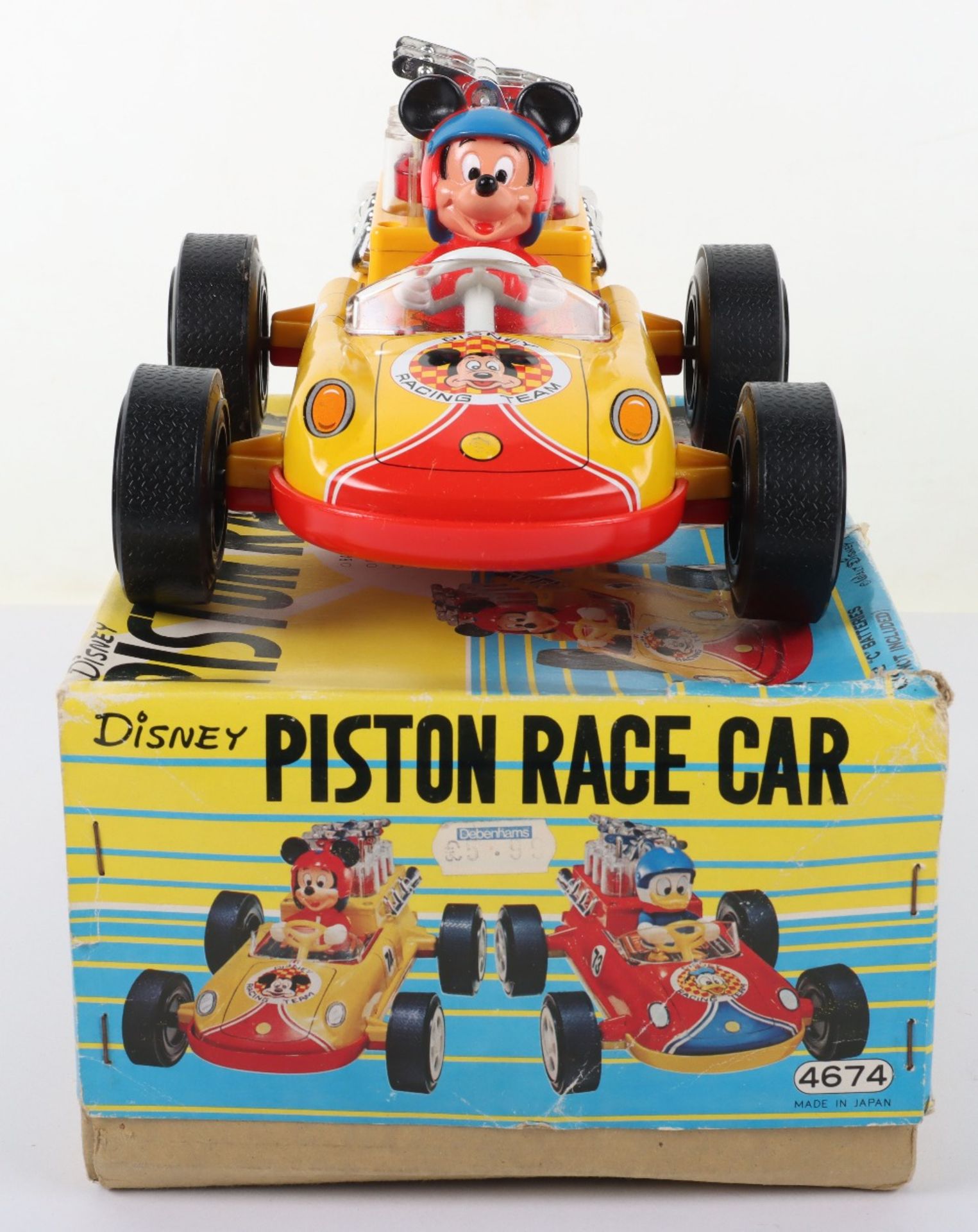 Masudaya (Japan) Disney Piston Race Car Mickey Mouse - Bild 4 aus 8