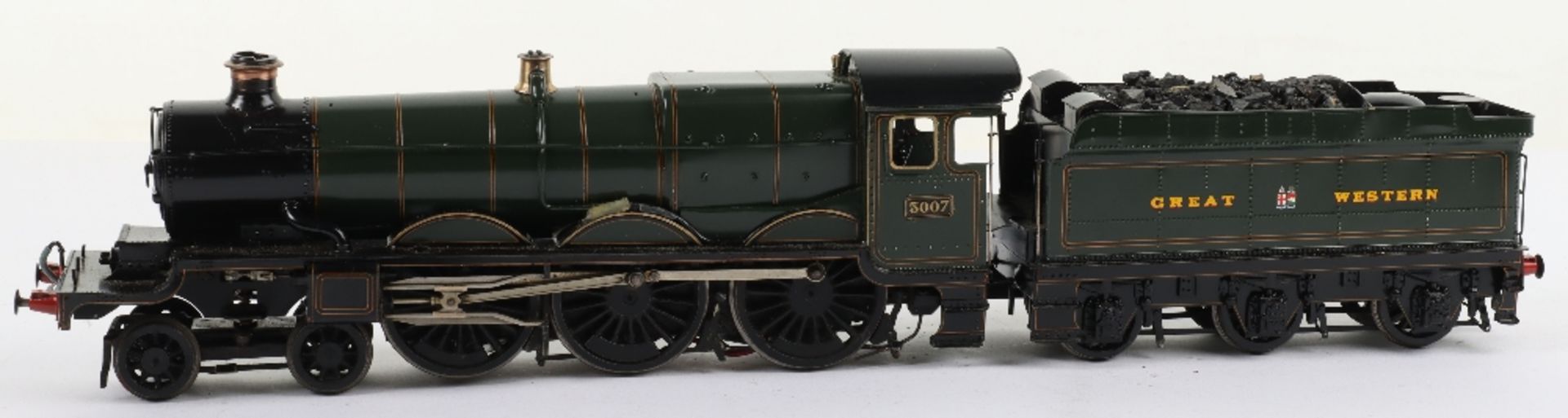 A good kit/scratch built 0 gauge 4-6-0 Great Western ‘Rougemont Castle’ locomotive and tender