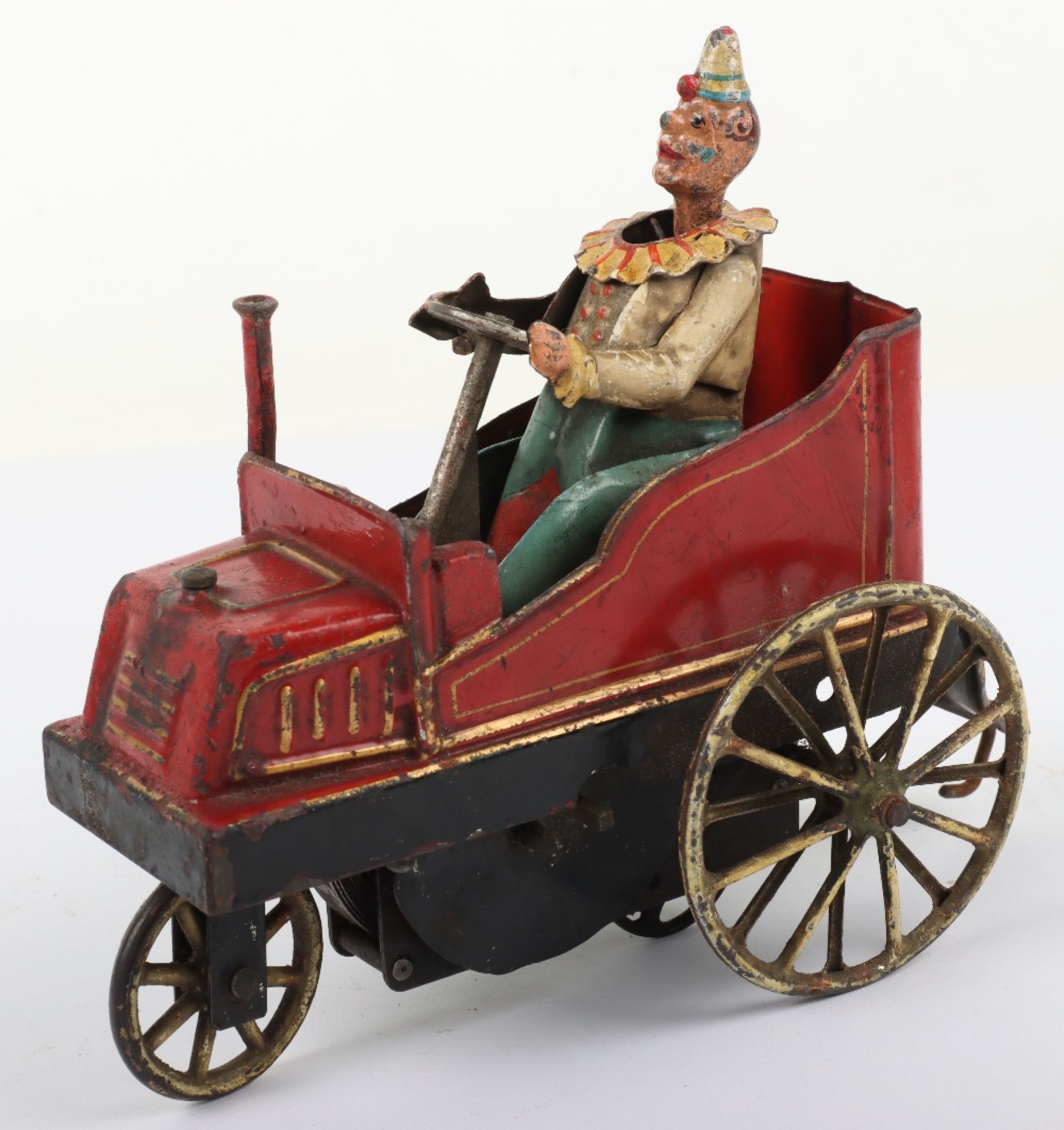 Extremely rare Marklin ‘Fidelitas’ tinplate clockwork Clown Car Train, German circa 1909 - Bild 12 aus 40