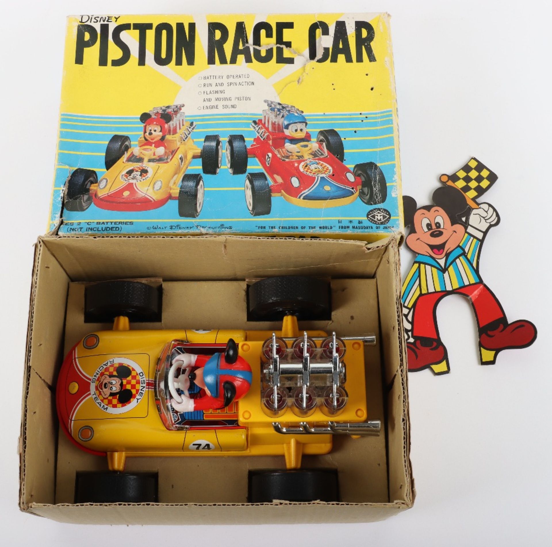 Masudaya (Japan) Disney Piston Race Car Mickey Mouse - Bild 6 aus 8