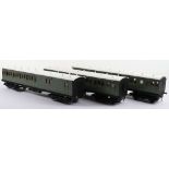 Three Northern Fine Scale gauge 1 Southern coaches