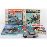 A Quantity of Vintage James Bond Jigsaw Puzzles, Books & Toys