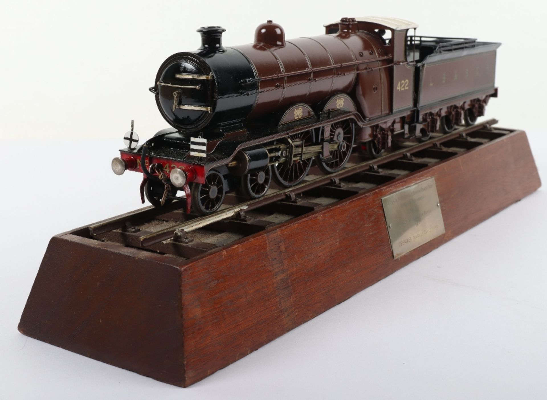 A good kit/scratch built 0 gauge 4-4-2 LB&SCR Atlantic class locomotive and tender - Bild 3 aus 11