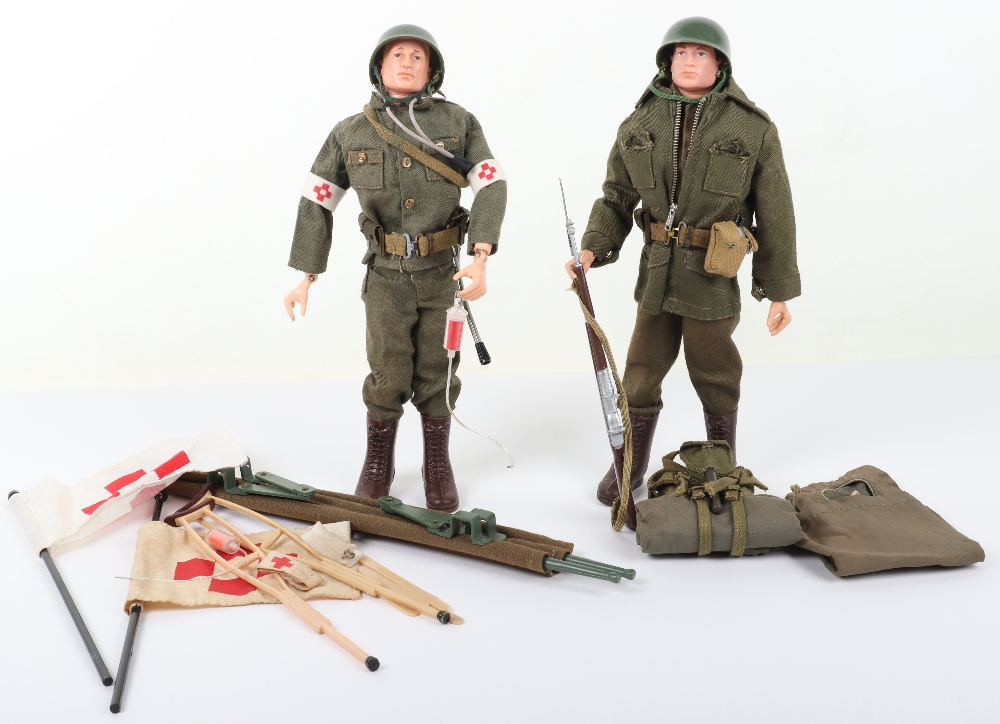 Two Vintage Action Man Combat Soldiers