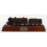 A good kit/scratch built 0 gauge 4-4-2 LB&SCR Atlantic class locomotive and tender