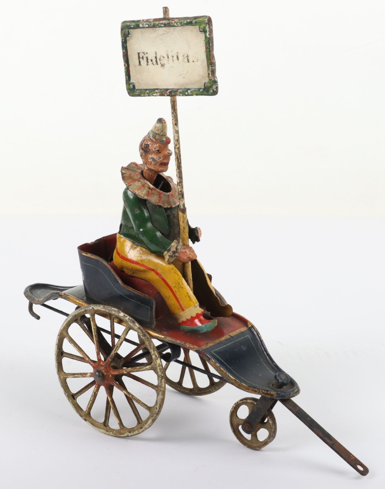 Extremely rare Marklin ‘Fidelitas’ tinplate clockwork Clown Car Train, German circa 1909 - Bild 32 aus 40