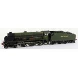 A good kit/scratch built gauge 1 electric 4-6-0 Southern ‘Lord Anson’ locomotive and tender