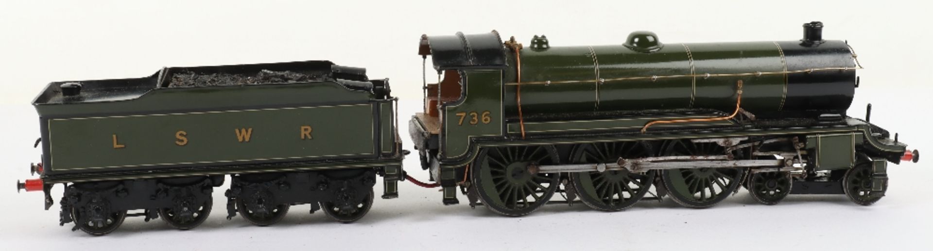 Gauge 0 electric 4-6-0 LSWR locomotive and tender - Bild 2 aus 4