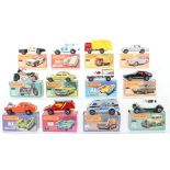 Twelve Boxed Matchbox Lesney Superfast Models