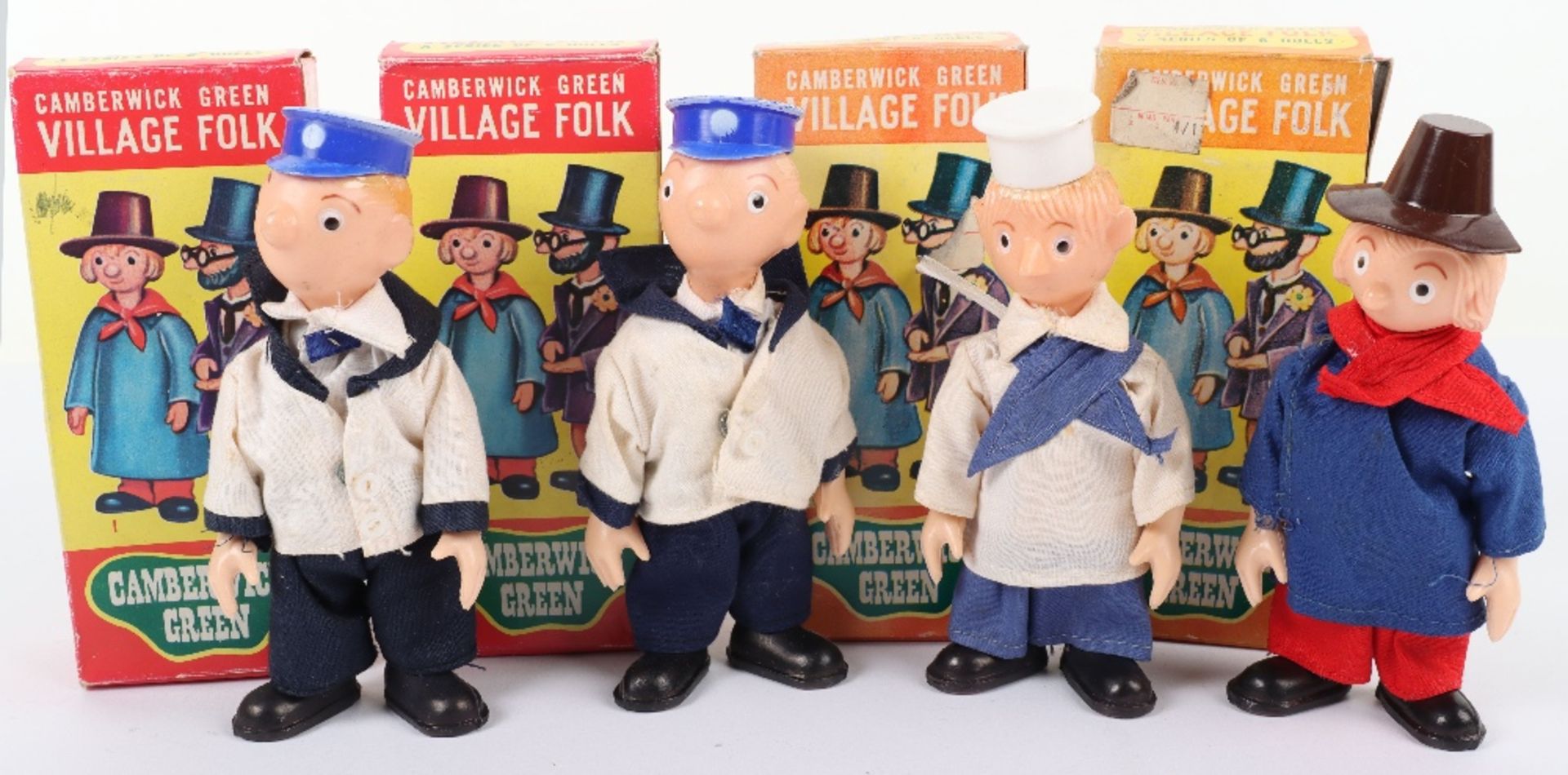 Four Codeg Boxed Camberwick Green Village Folk Dolls